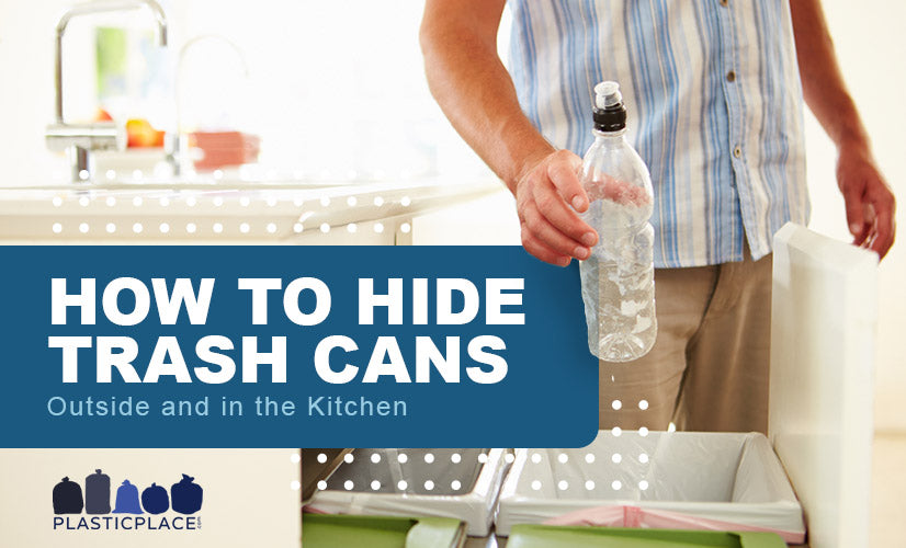 8 Sneaky Ways to Hide an Ugly Trash Can