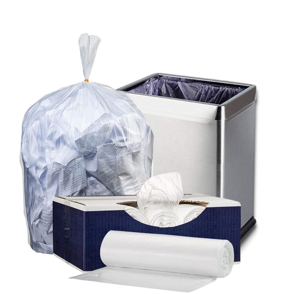 105 Count Small Garbage Bags 4 Gallon Trash Bag for Bathroom