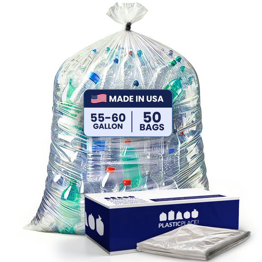 55-60 Gallon Trash Bags - 1.5 Mil - 50/Case