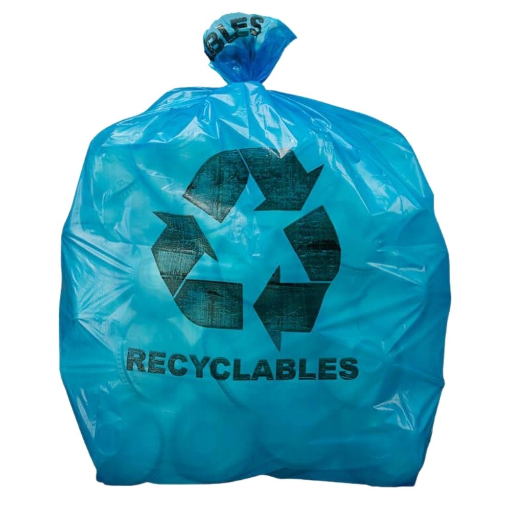 Sample of 12-16 Gallon Recycling Bags with Symbol