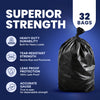 55-60 Gallon Contractor Bags - 4.0 Mil - 32/Case