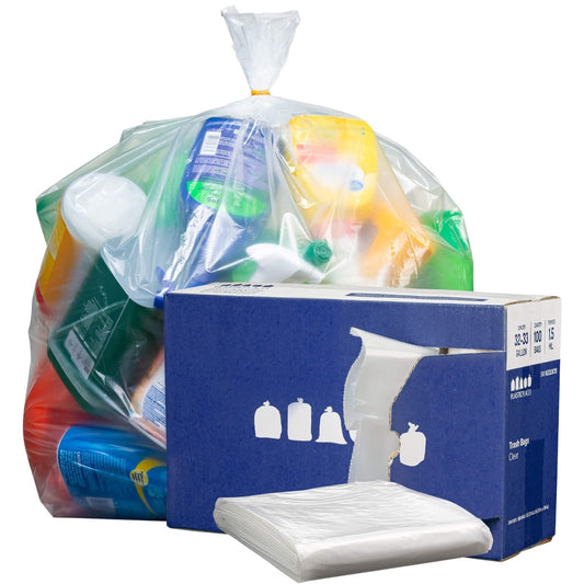 32-33 Gallon Trash Bags - Plasticplace