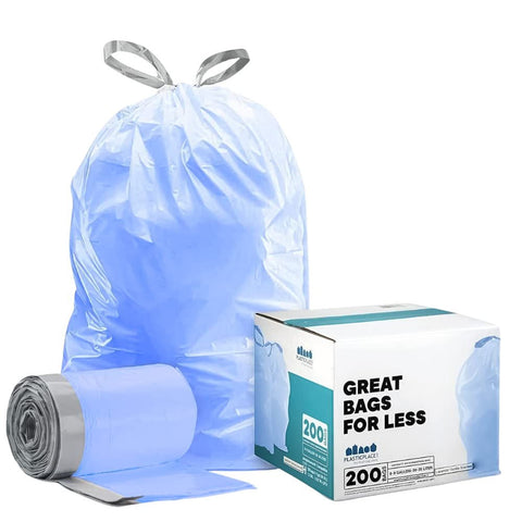 Sample  of 8-9 Gallon Simplehuman®* Compatible Blue Trash Bags Code H